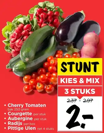 Vomar Voordeelmarkt Kies & Mix 3 stuks aanbieding