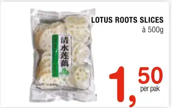 Amazing Oriëntal LOTUS ROOTS SLICES à 500g aanbieding