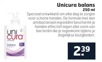 Trekpleister Unicura balans 250ml aanbieding