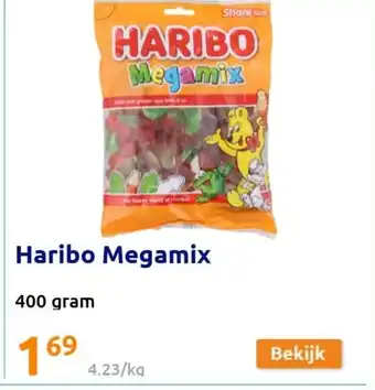 Action Haribo Megamix 400g aanbieding