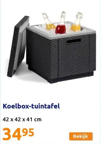 Action Koelbox-tuintafel 42 x 42 x 41cm aanbieding