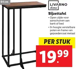 Lidl Livarno home Bijzettafel aanbieding