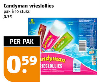 Poiesz Candyman vrieslollies aanbieding