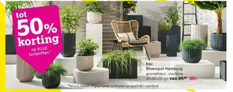 Leen Bakker Bloempot Hamburg 35x80x35 cm aanbieding