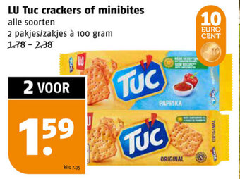 Poiesz LU Tuc crackers of minibites aanbieding