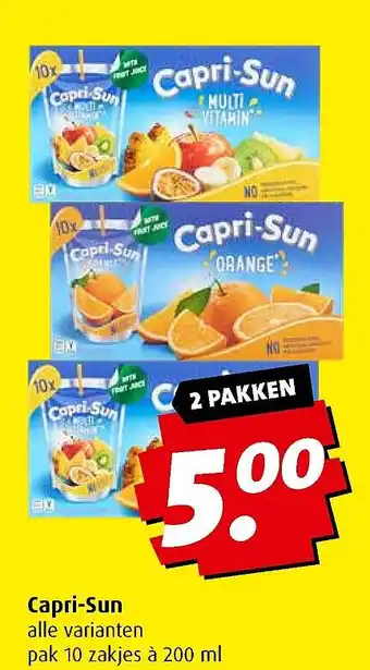 Boni Capri-Sun aanbieding