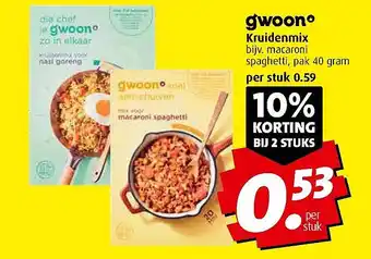 Boni gwoon Kruidenmix aanbieding