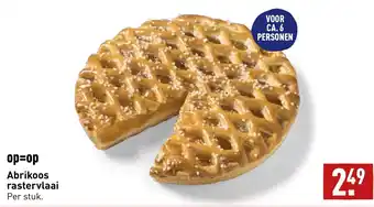 ALDI Abrikoos rastervlaai aanbieding