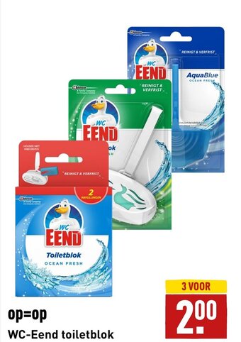 ALDI WC-Eend toiletblok aanbieding