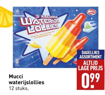 ALDI Mucci waterijslollies aanbieding