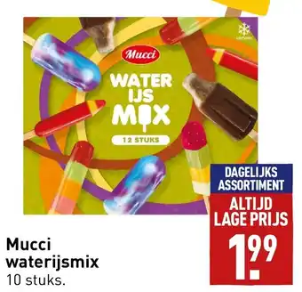 ALDI Mucci waterijsmix aanbieding