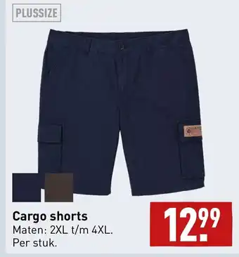 ALDI Cargo shorts 2XL t/m 4XL aanbieding