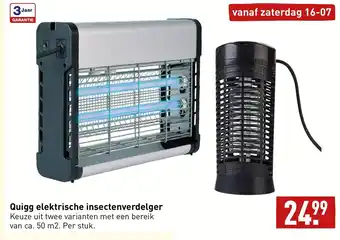 ALDI Quigg elektrische insectenverdelger aanbieding