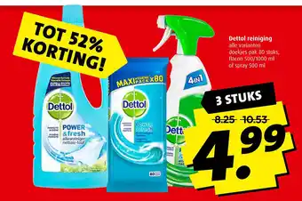 Boni Dettol reiniging 500ml aanbieding