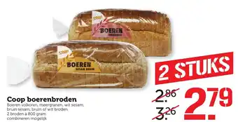 Coop Coop boerenbrood aanbieding