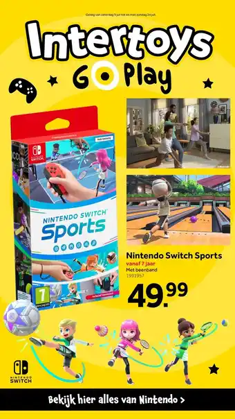 Intertoys Nintendo Switch Sports vanaf 7 jaar aanbieding