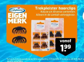 Trekpleister Haarclips aanbieding