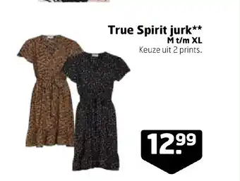 Trekpleister True Spirit jurk M t/m XL aanbieding