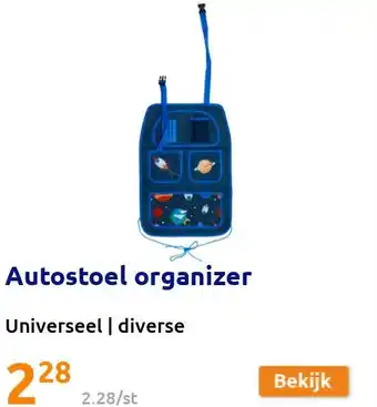 Action Autostoel organizer aanbieding