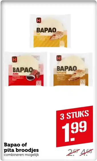 Coop Bapao of pita broodjes aanbieding