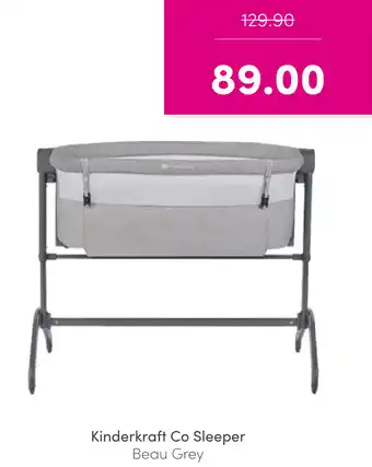 Baby & Tiener Kinderkraft Co Sleeper Beau Grey aanbieding