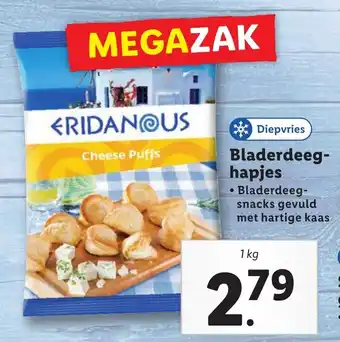 Lidl Bladerdeeghapjes 1kg aanbieding