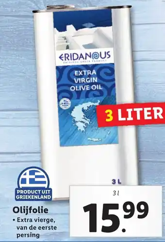 Lidl Olijfolie 3L aanbieding