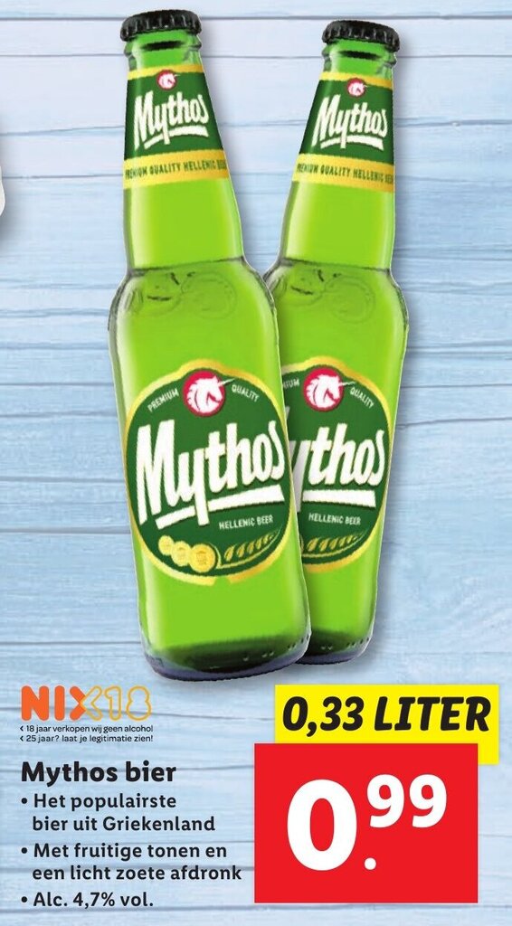 Wo Gibt Es Mythos Bier Zu Kaufen Mythos bier 0,33L aanbieding bij Lidl