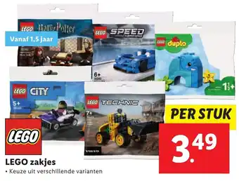 Lidl Lego zakjes aanbieding