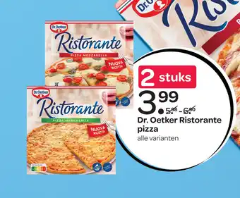 Spar Dr. Oetker Ristorante pizza aanbieding