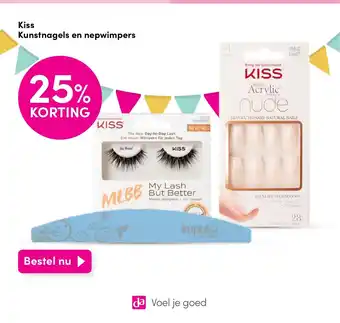 DA Kiss Kunstnagels en nepwimpers aanbieding