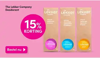 DA The Lekker Company Deodorant aanbieding