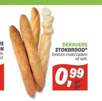 Dekamarkt Dekavers Stokbrood aanbieding