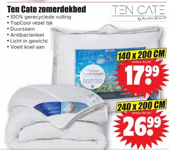 Dirk Ten Cate zomerdekbed 140x200 cm aanbieding