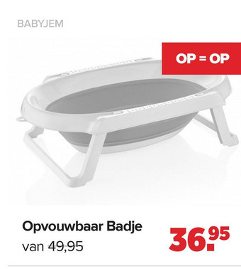Baby-Dump Opvouwbaar Badje aanbieding