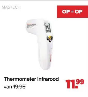 Baby-Dump Thermometer infrarood aanbieding