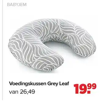 Baby-Dump Voedingskussen Grey Leaf aanbieding