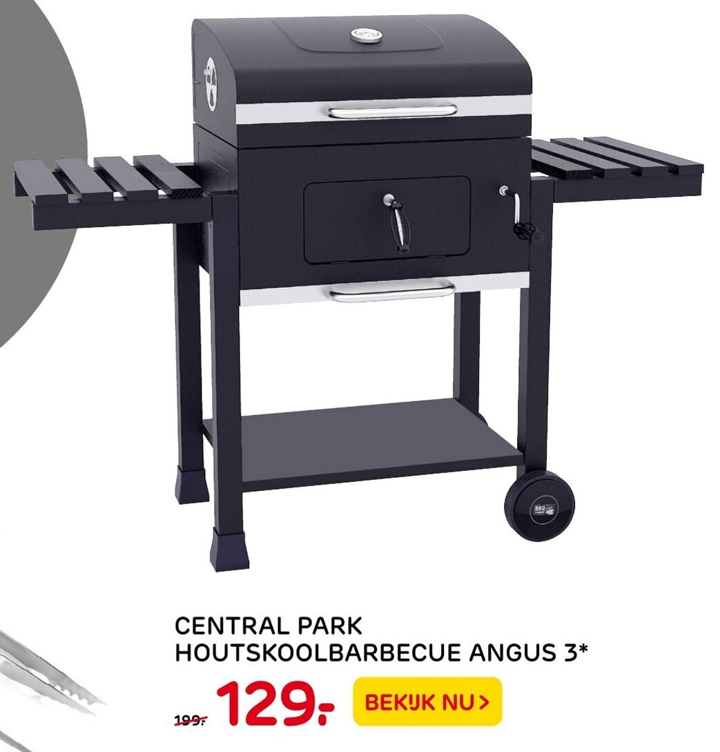 Central Park Houtskoolbarbecue Angus 3* aanbieding bij Praxis