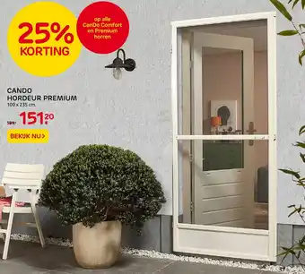 Praxis Cando Hordeur Premium 100*235cm aanbieding