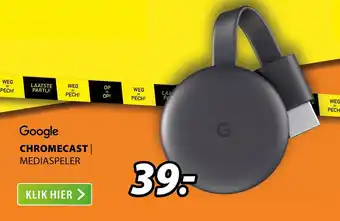 Expert Google Chromecast Mediaspeler aanbieding