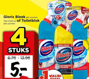 Vomar Voordeelmarkt Glorix Bleek aanbieding