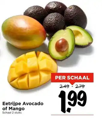 Vomar Voordeelmarkt Eetrijpe Avocado of Mango aanbieding