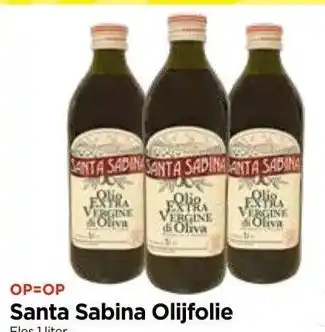 Vomar Voordeelmarkt Santa Sabina Olijfolie Flos 1 liter aanbieding