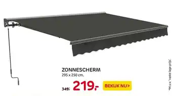 Praxis Zonnescherm 295 x 250 cm aanbieding