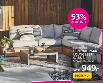 Praxis Central park loungeset cassis aanbieding