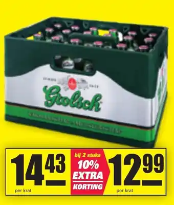 Nettorama Grolsch krat aanbieding