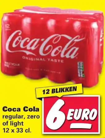 Nettorama Coca Cola 12 x 33 cl aanbieding