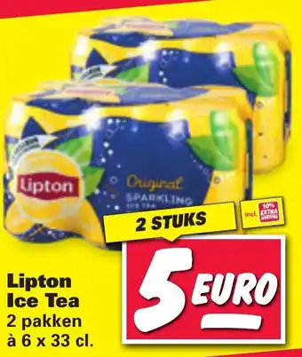 Nettorama Lipton Ice Tea 6 x 33 cl aanbieding