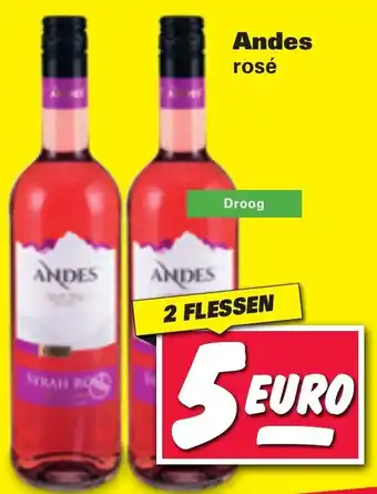 Nettorama Andes rose 2 flessen aanbieding