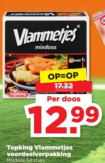 PLUS Topking Vlammetjes mixdoos aanbieding